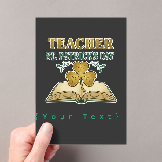 Teacher & Student Class of 2026 - Knowledge is Lig アクリル招待状 (インサイチュ (ポータブル))