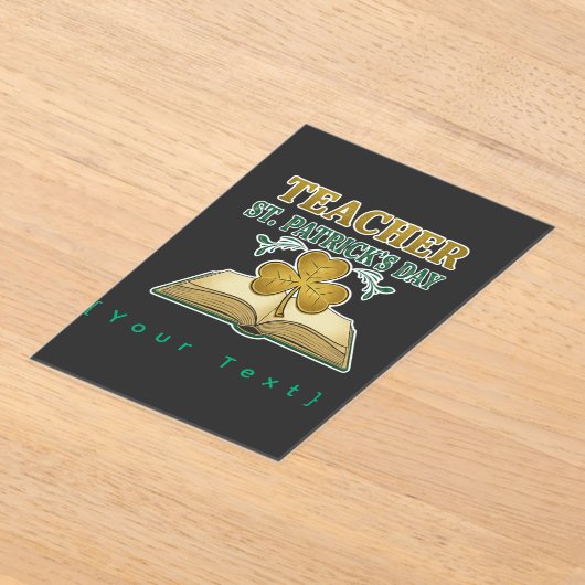 Teacher & Student Class of 2026 - Knowledge is Lig アクリル招待状 (レイダウン)