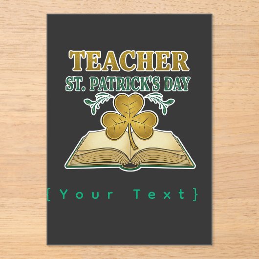 Teacher & Student Class of 2026 - Knowledge is Lig アクリル招待状 (正面)