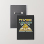 Teacher & Student Class of 2026 - Knowledge is Lig 缶バッジ (正面/裏面)