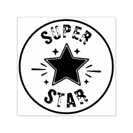 Teacher Student Super Star Encouragement Star Icon セルフインキングスタンプ