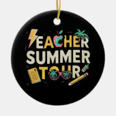 Teacher Summer Tour 2024 最終登校日 セラミックオーナメント (正面)