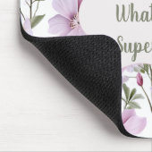 Teacher Superpower Floral – Inspirational Gift マウスパッド (コーナー)