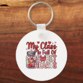 Teacher Sweet Heart Valentine's Keychain キーホルダー (正面)