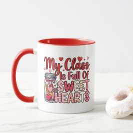 Teacher Sweet Heart Valentine's Mug マグカップ