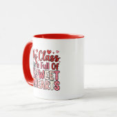 Teacher Sweet Heart Valentine's Mug マグカップ (正面左)