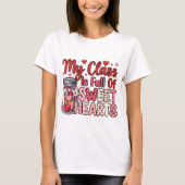 Teacher Sweet Heart Valentine's T-shirt Tシャツ (正面)