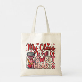 Teacher Sweet Heart Valentine's Tote Bag トートバッグ