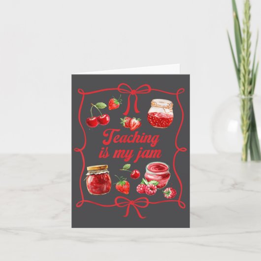 Teacher Teach Loves Insre Strawberry Teaching Is M カード (正面)