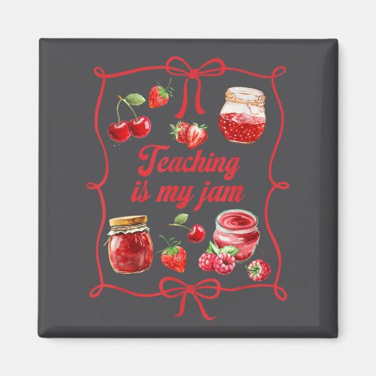 Teacher Teach Loves Insre Strawberry Teaching Is M マグネット (正面)