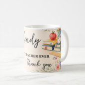 Teacher Thank You Gift | End of School Year コーヒーマグカップ (正面右)