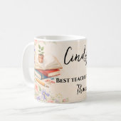 Teacher Thank You Gift | End of School Year コーヒーマグカップ (正面左)