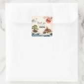 Teacher Thank You Gift | End of School Year スクエアシール (バッグ)