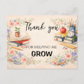 Teacher Thank You Gift | End of School Year ポストカード (正面)