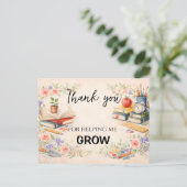 Teacher Thank You Gift | End of School Year ポストカード (スタンド正面)