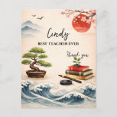 Teacher Thank You Gift | End of School Year ポストカード (正面)