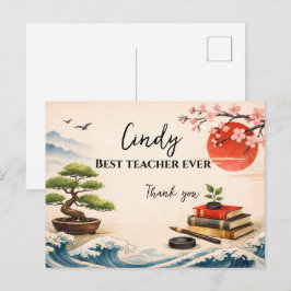 Teacher Thank You Gift | End of School Year ポストカード