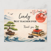 Teacher Thank You Gift | End of School Year ポストカード (正面)