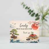Teacher Thank You Gift | End of School Year ポストカード (スタンド正面)