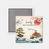 Teacher Thank You Gift | End of School Year マグネット (正面/裏面)