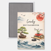 Teacher Thank You Gift | End of School Year マグネット (正面/裏面)