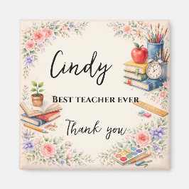 Teacher Thank You Gift | End of School Year マグネット