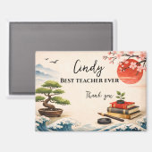 Teacher Thank You Gift | End of School Year マグネット (正面/裏面)