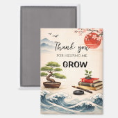 Teacher Thank You Gift | End of School Year マグネット (正面/裏面)