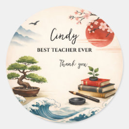 Teacher Thank You Gift | End of School Year ラウンドシール