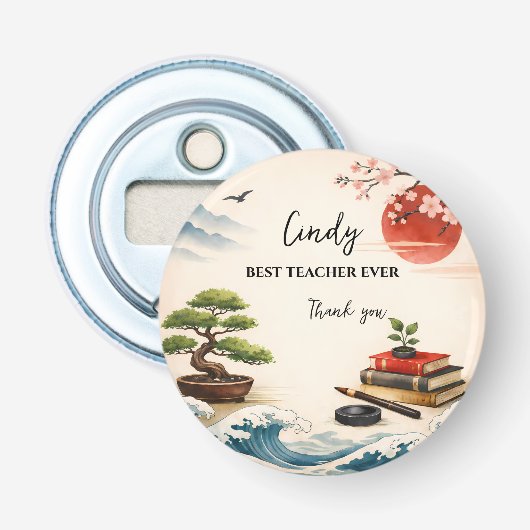 Teacher Thank You Gift | End of School Year 栓抜き (正面)