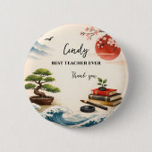 Teacher Thank You Gift | End of School Year 缶バッジ (正面)