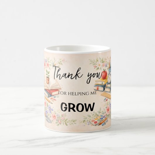 Teacher Thank You Gifts | End of School Year コーヒーマグカップ (中央)