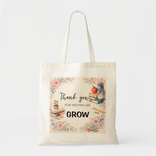 Teacher Thank You Gifts | End of School Year トートバッグ (正面)