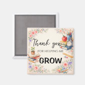 Teacher Thank You Gifts | End of School Year マグネット (正面/裏面)