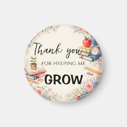 Teacher Thank You Gifts | End of School Year マグネット (正面)