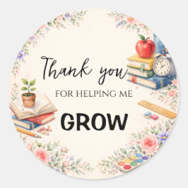 Teacher Thank You Gifts | End of School Year ラウンドシール