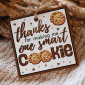 Teacher Thank You One Smart Cookie Gift フェイバータグ