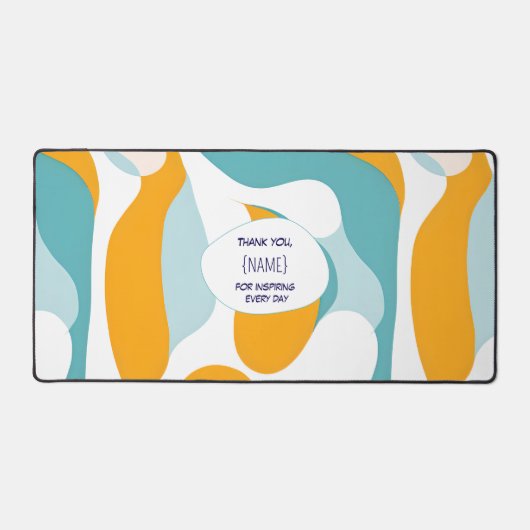 Teacher Thank You –  Personalized デスクマット (正面)