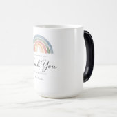 Teacher Thank You Rainbow Not All Heroes mug モーフィングマグカップ (正面右)