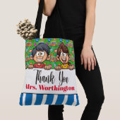 TEACHER Thank You With Names on BACK! トートバッグ (クローズアップ)