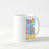TEACHER The Freedom Tour 面白い学年末の先生 コーヒーマグカップ (正面右)