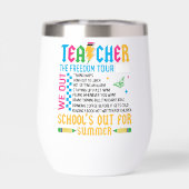 TEACHER The Freedom Tour Funny End of Year Teacher (背面)