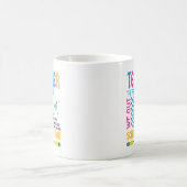 TEACHER The Freedom Tour Funny End of Year Teacher コーヒーマグカップ (中央)