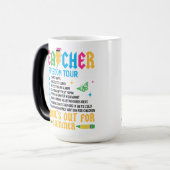 TEACHER The Freedom Tour Funny End of Year Teacher モーフィングマグカップ (正面左)