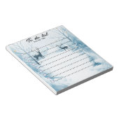 Teacher To-Do List Christmas Holiday Notepad ノートパッド (アングル)
