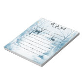 Teacher To-Do List Christmas Holiday Notepad ノートパッド (回転)