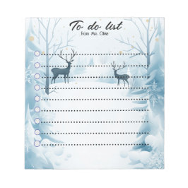 Teacher To-Do List Christmas Holiday Notepad ノートパッド