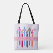 Teacher Tote:心と心を燃やす トートバッグ (裏面)