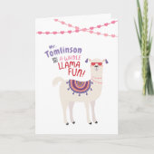 Teacher Valentine Card from Student | Cute Animals カード (正面)
