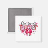 Teacher Valentine Loved Teacher Valentine's Day Co マグネット (正面/裏面)